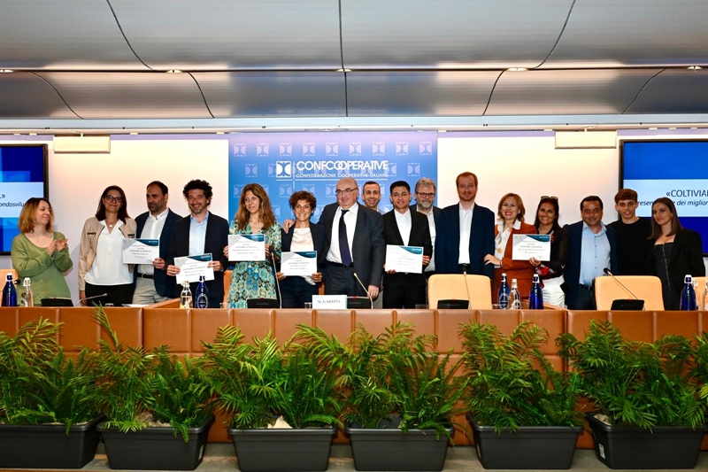 Fondosviluppo, premiate le cooperative vincitrici di "Coltivare la speranza"
