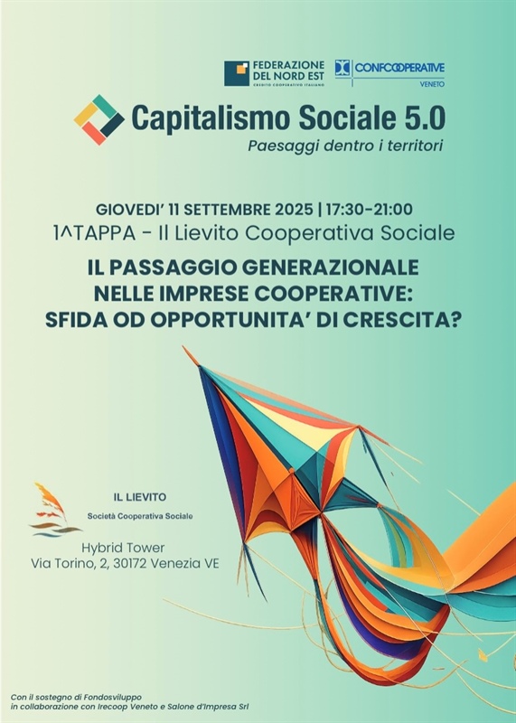 “Il passaggio generazionale nelle imprese cooperative: sfida od opportunità di crescita?”