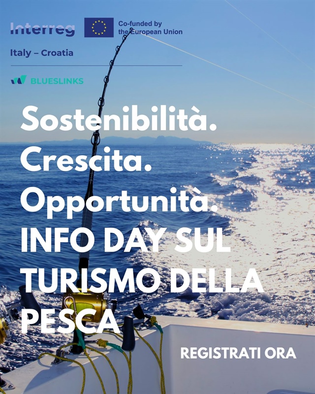 PROGETTO BLUESLINKS: 1° INFO DAY SU PESCA E ACQUACOLTURA